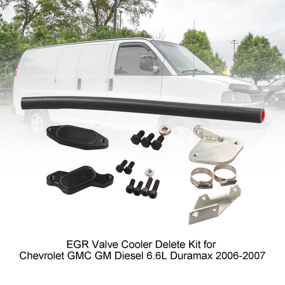 Kit de suppression du refroidisseur de soupape EGR Duramax pour Chevrolet GMC GM 2006-2007 Diesel 6,6 L