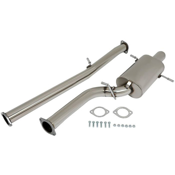 Système de silencieux d'échappement arrière ovale à embout de 3,5 pouces pour Subaru Impreza 2,5 L (2002-2007)