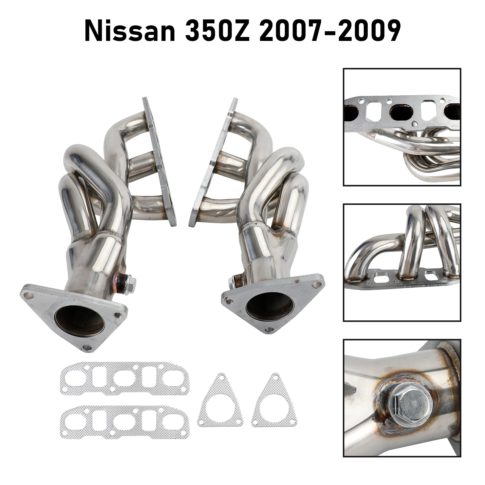 Nissan 350Z 370Z Infiniti G37 Stainless Steel Exhaust Header Manifold