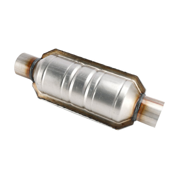 Universal 2Pcs 2.5" Inlet & Outlet Catalytic Converter