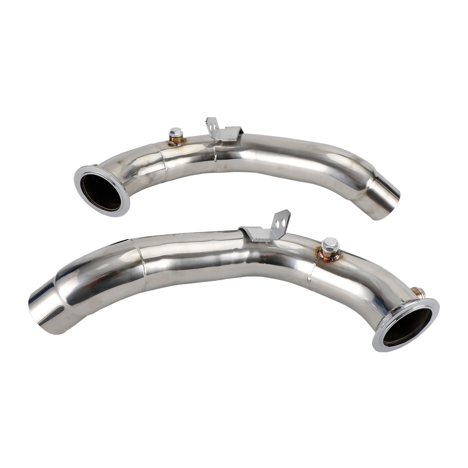 BMW 2011-2018 Gran Coupe F06 S63 Stainless Steel 3" Exhaust Manifold Downpipes