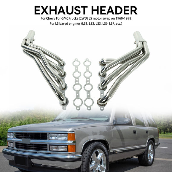 Collecteurs de tubes interchangeables LS 1-3/4" pour camions Chevrolet GMC 1960-1998 2RM