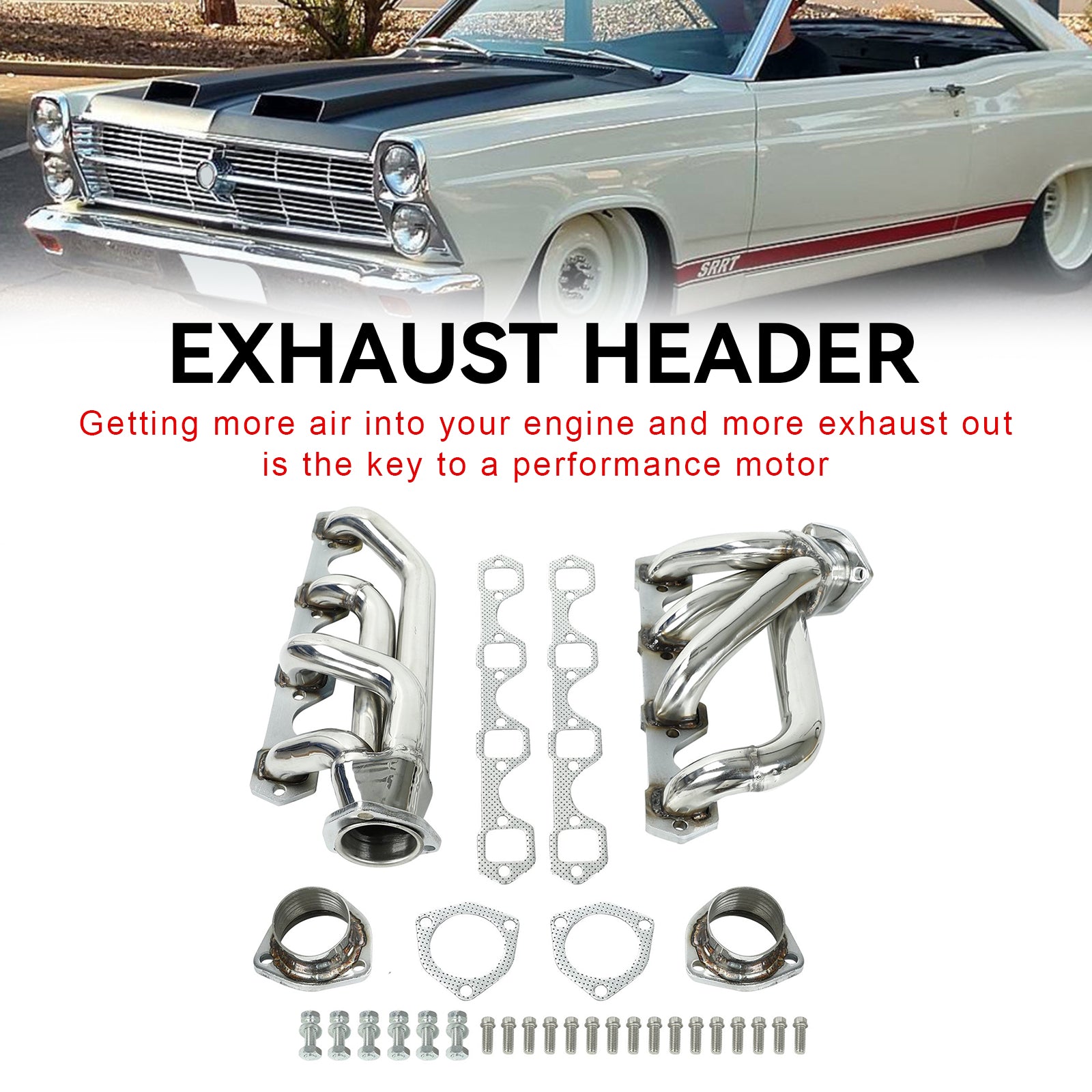 Ford 1966-1970 Fairlane Stainless Exhaust Header