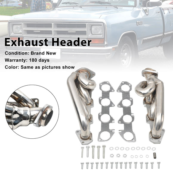 Dodge D100 D150 D200 RD200Stainless Steel Exhaust Manifold Header