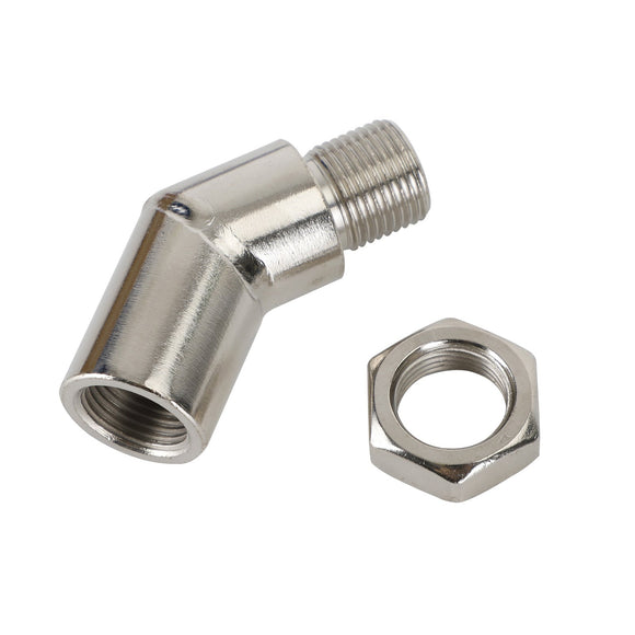 135 Degree M18 X 1.5 Catalytic Converter CEL Oxygen Sensor Extender Adapter Spacer Generic