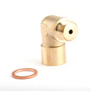 1PC M18X1.5 02 Bung Extension O2 Oxygen Sensor Angled Extender Spacer 90 Degree-5