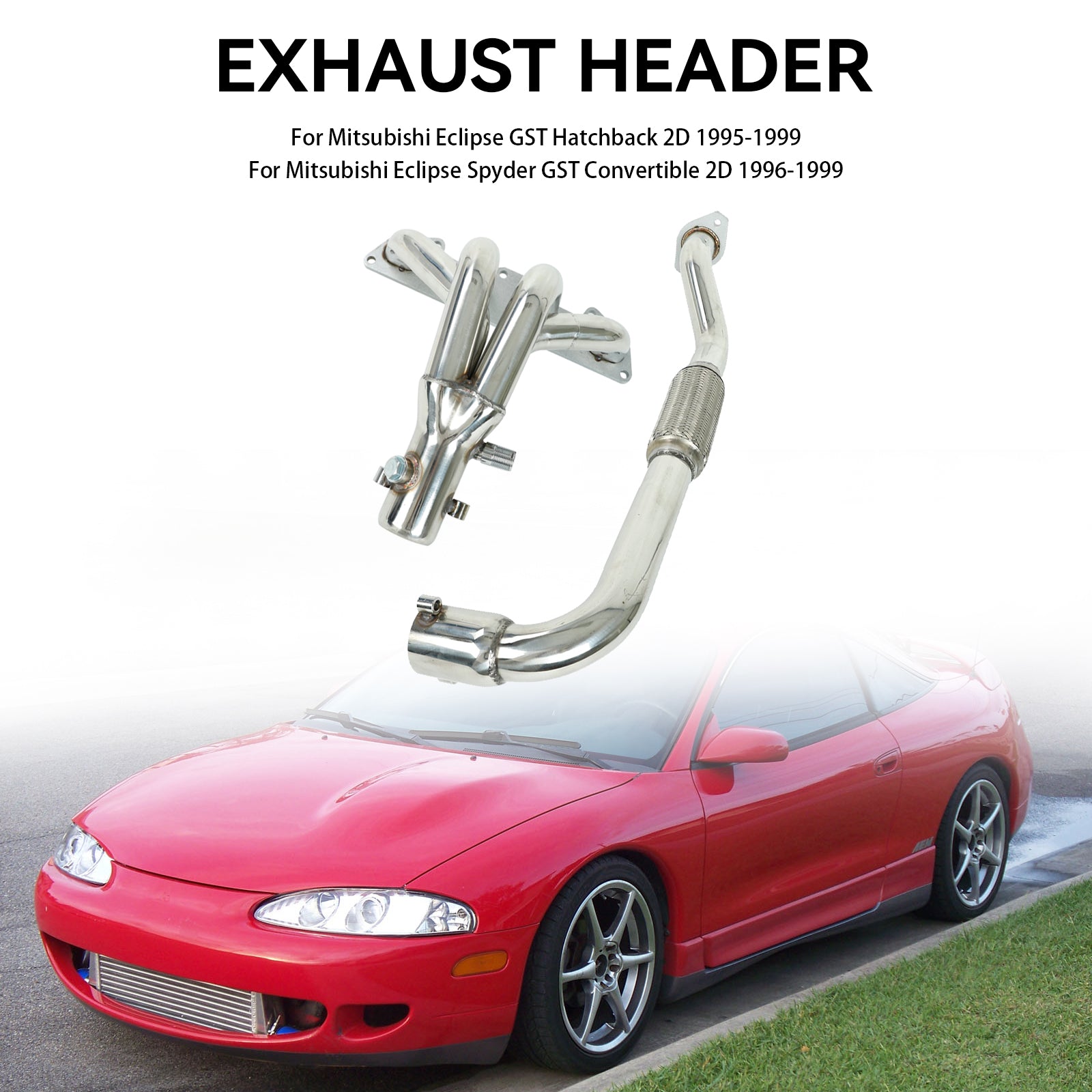 Mitsubishi Eclipse 1995-1999 Edelstahl-Krümmer