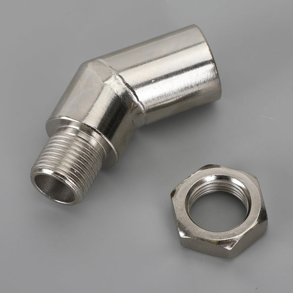 135 Degree M18 X 1.5 Catalytic Converter CEL Oxygen Sensor Extender Adapter Spacer Generic