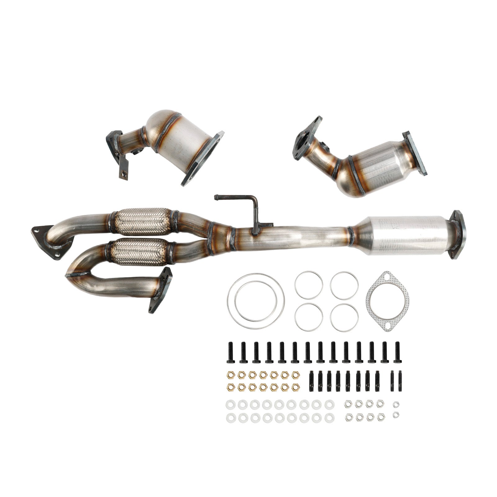 Nissan Maxima 3.5L 2009-2014 All Three Catalytic Converter Flex Y-Pipe