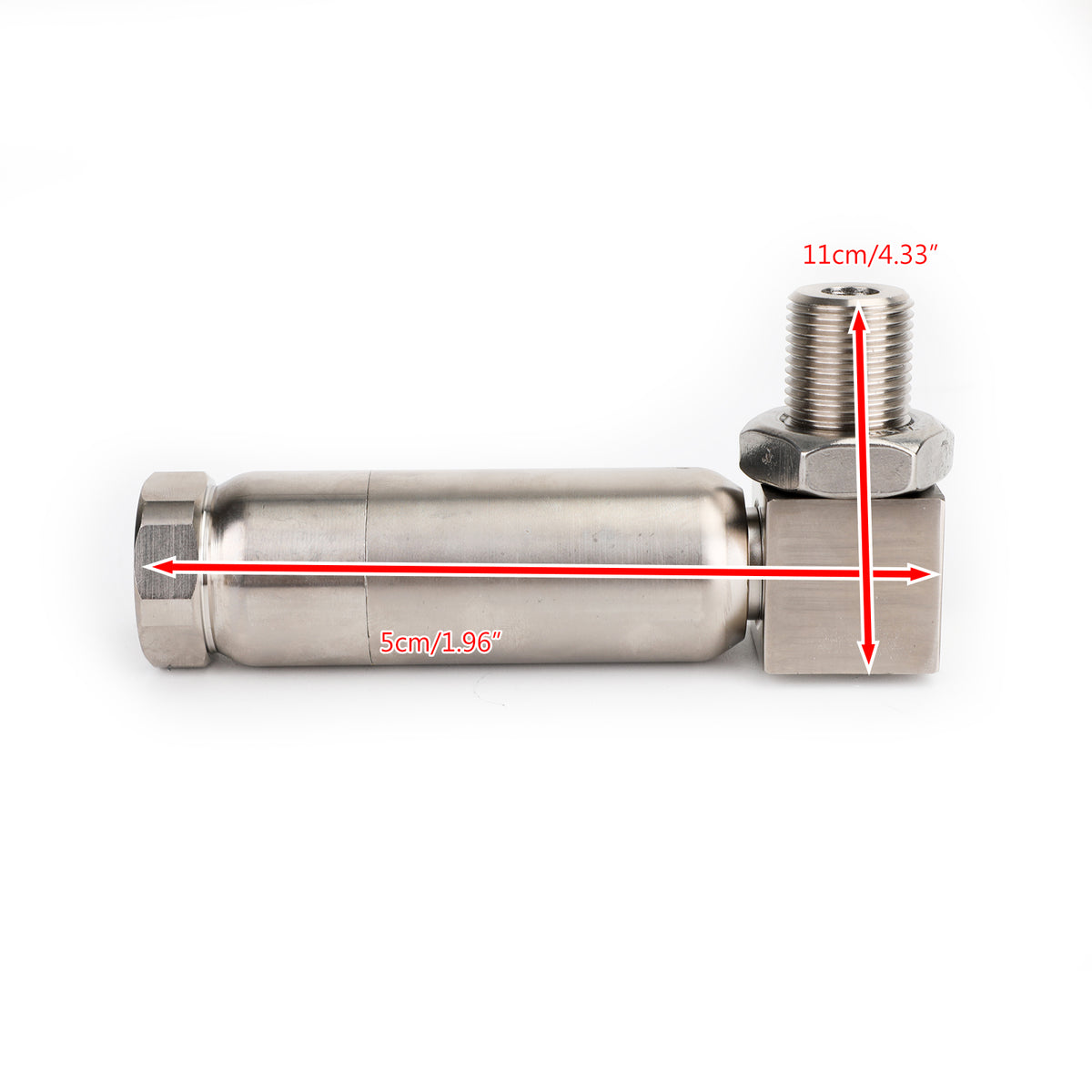 Mini O2 Extender M18 X 1.5 O2 oxygen sensor angled extender spacer 90 degree O2 extensi ...