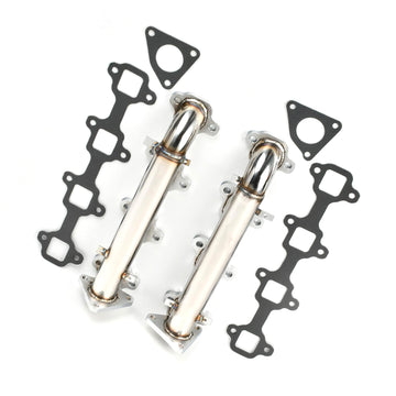 Collecteur d'échappement en acier inoxydable Duramax Diesel GMC Sierra 2500/3500 6,6 L (2001-2016)