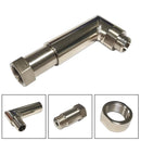 M18 x 1,5 O2 Sauerstoff Spacer Sensor abgewinkelt Extender 90 Grad O2 Bung Verlängerung-3
