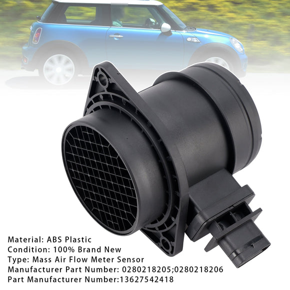 Mini Cooper 2007-2010 1.6L 0280218205 Mass Air Flow Meter Sensor