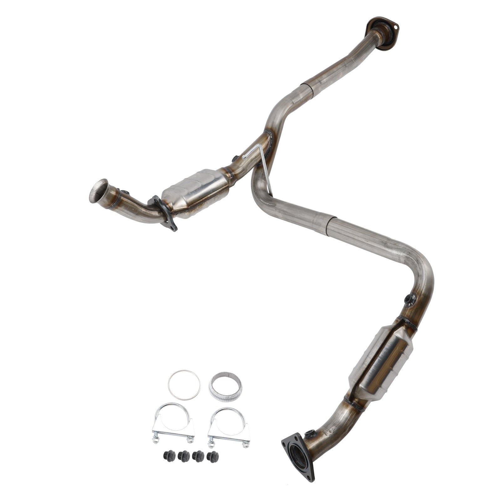 GMC 2015-2017 Sierra 3500 HD 6.0L V8 Y Pipe With Catalytic Converters