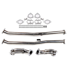 Nissan 1990-1996 300ZX Z32 Turbo 3.0L Stainless Steel Exhaust Downpipe - 0