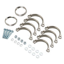 BMW 3 Series 07/1999-08/2006 E46 M3 Exhaust Flange Muffler Back Box Rusted Flange Clamp Repair-1