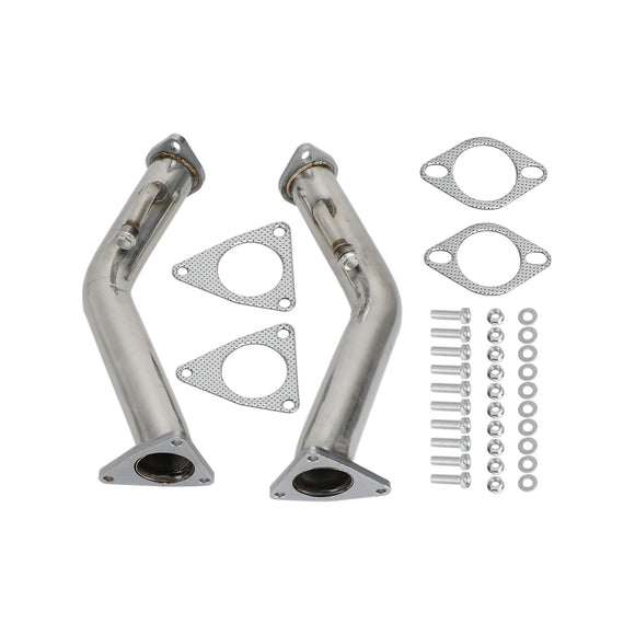 Tuyau d'échappement de 2,5 pouces pour Infiniti Q50 Q60 3,7 L