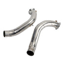 BMW 2011-2018 S63 F10/F12 M5 & M6 Stainless Steel 3" Exhaust Manifold Downpipes-10