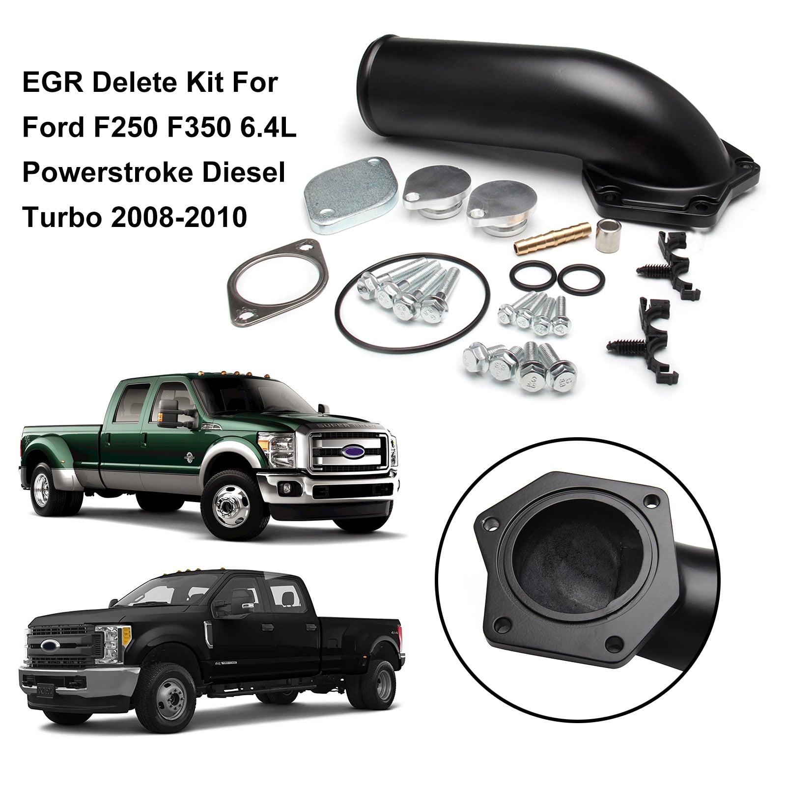 Ford 2008–2010 F250 F350 F450 F550 6,4 l Powerstroke Diesel Turbo EGR-Löschkit