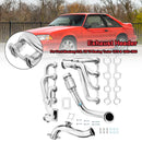 Collecteur d'échappement pour Ford Mustang 5.0L V8 T4 Racing Turbo de 1979 et 1982-1993-5