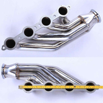 Chevrolet LS1 LS6 LSX V8 + Winkelstücke T3 T4 auf 3,0" V-Band Turbo-Auspuffkrümmer - 0