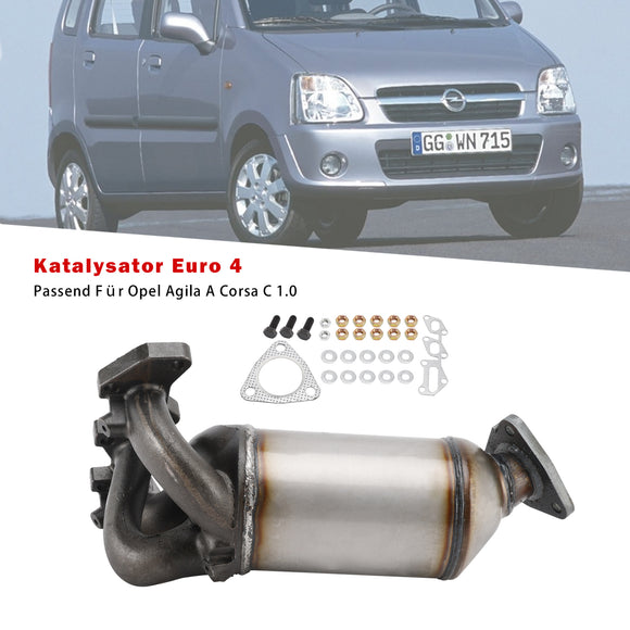 Front Catalytic converter For Opel Agila A Corsa C 1.0 Euro 4