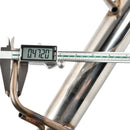 Coupe Axle Back Schalldämpfer Auspuffrohr Edelstahl für 2008-2013 Infiniti G37 2dr-4