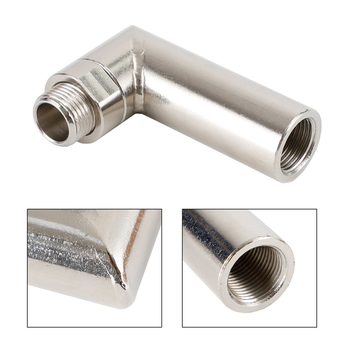 O2 Sensor Angled Extenders O2 Oxygen Sensor Angled Extender Spacer 90 Degree 02 Bung Extension M1 ...