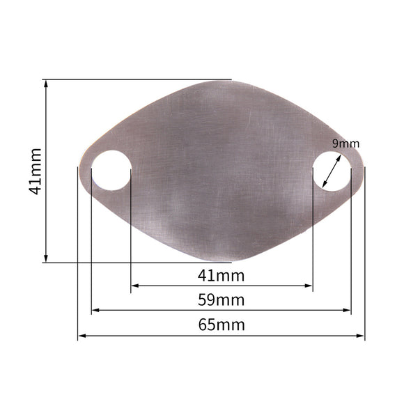 Plaque d'obturation de vanne EGR pour moteur Renault 2.2 2.5 dCi pour Opel 2.5 CDTI