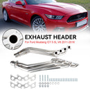 Lot de 2 collecteurs d'échappement en acier inoxydable pour Ford Mustang 2011-2016 GT 5.0/302 V8-9