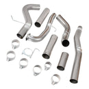 Chevrolet 2017-2024 Silverado 3500 HD L5P 6.6L Duramax Diesel 5" DPF Delete Race Pipe-2