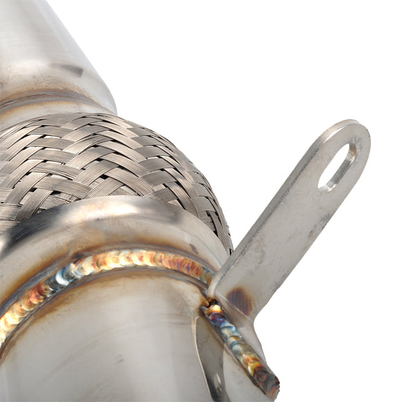 BMW 2010-2014 BMW 535i 535ix F10 F11 3,5" Turbo-Auspuff-Fallrohr ohne Katalysator