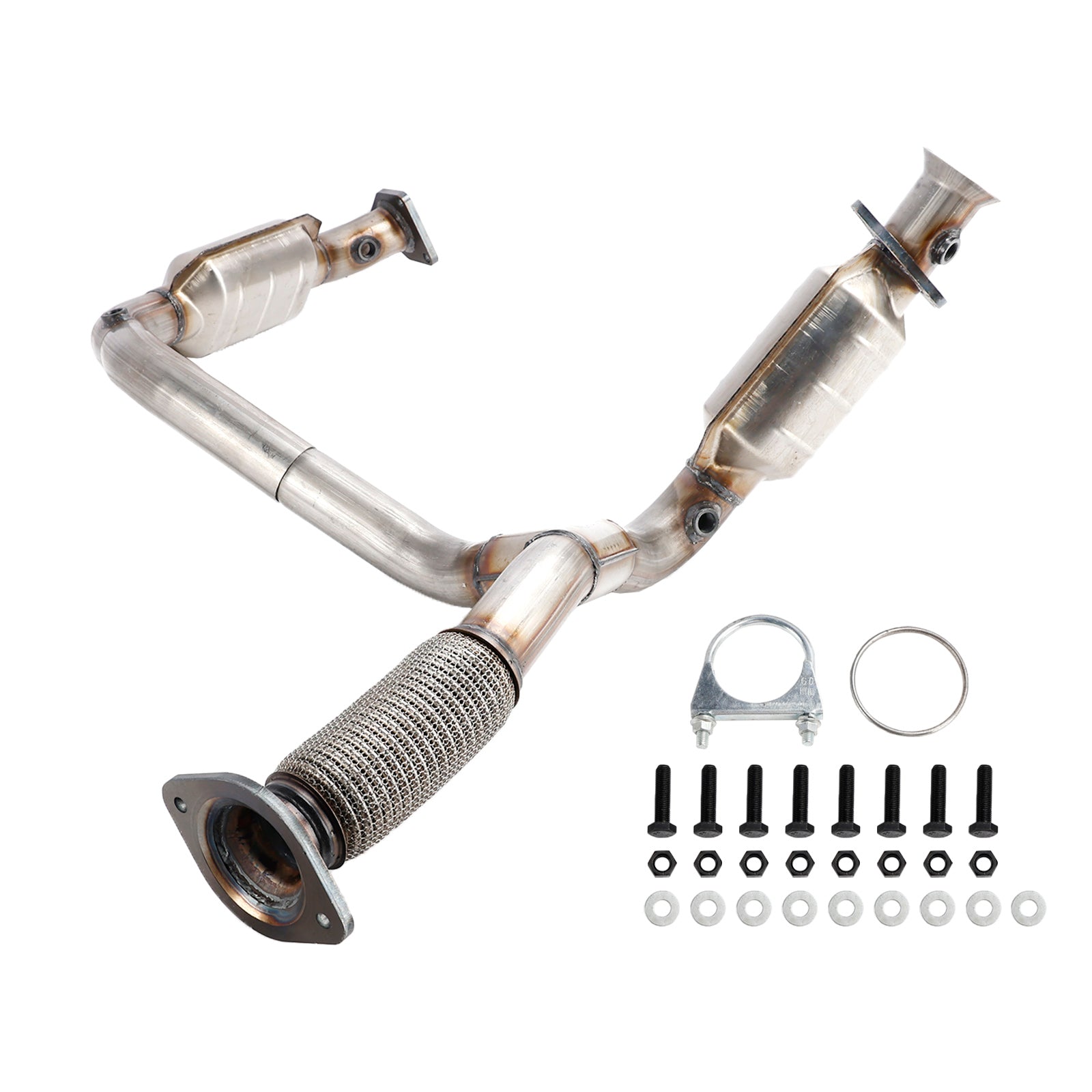 GMC 2007-2009 Sierra 1500 4.8/5.3/6.0L Engines Exhaust Catalytic Converter Y-Pipe