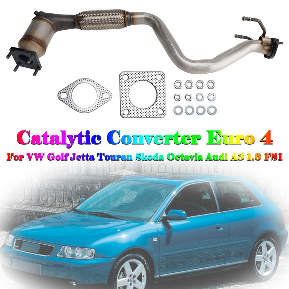 VW Golf Jetta Touran Skoda Octavia Audi A3 1.6 FSI Catalytic Converter