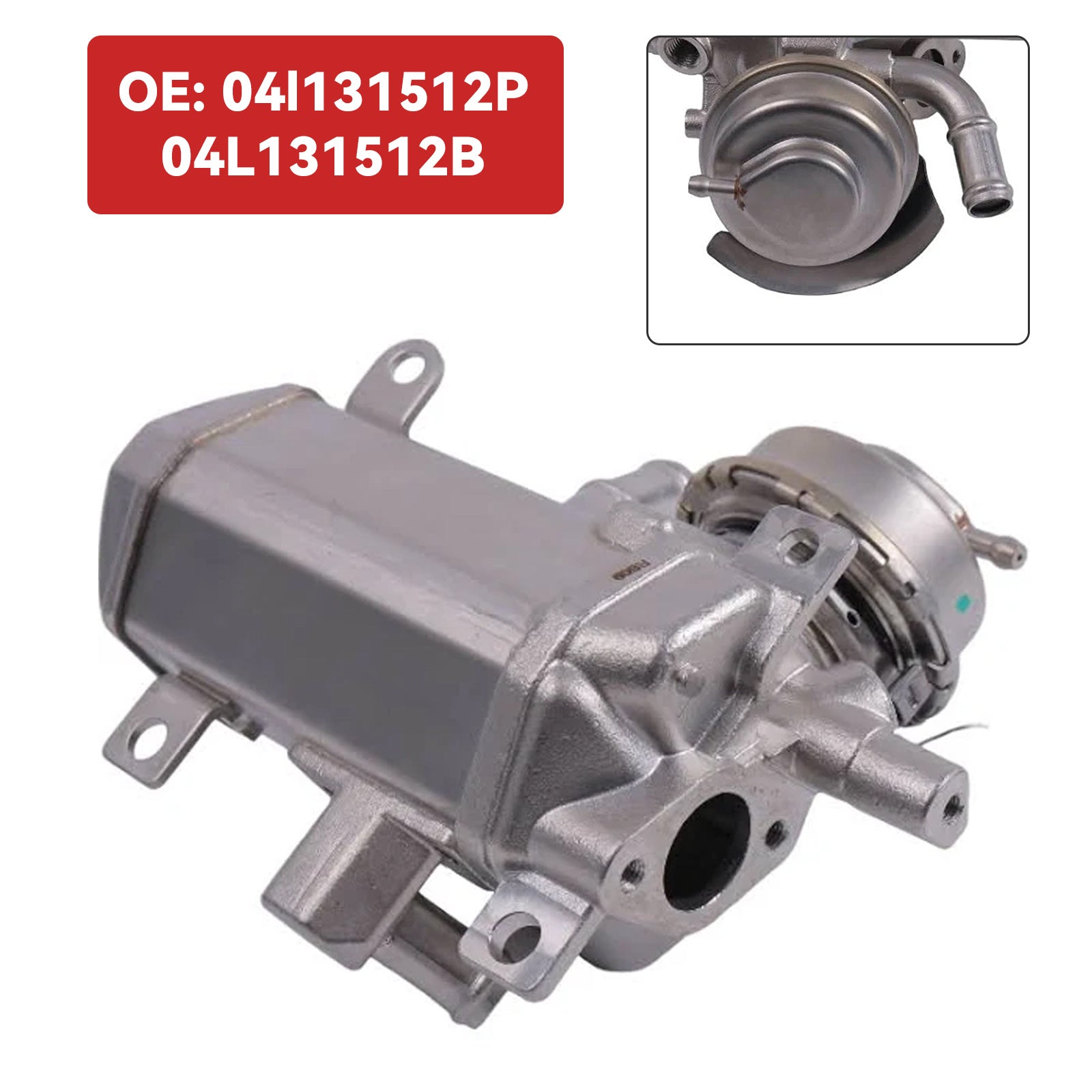 VW 2012/08 - 2021/03 Golf VII 5G1 BQ1 BE1 BE2 EGR Valve 04l131512P 04L131512B