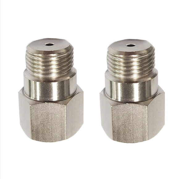 Lot de 2 rallonges de tube de test pour capteur d'oxygène O2 34 mm, adaptateur, entretoise M18 x 1,5