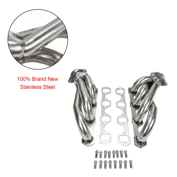 Collecteurs d'échappement en acier inoxydable pour Ford Mustang 5.0 V8 GT/LX/SVT 1979-1993