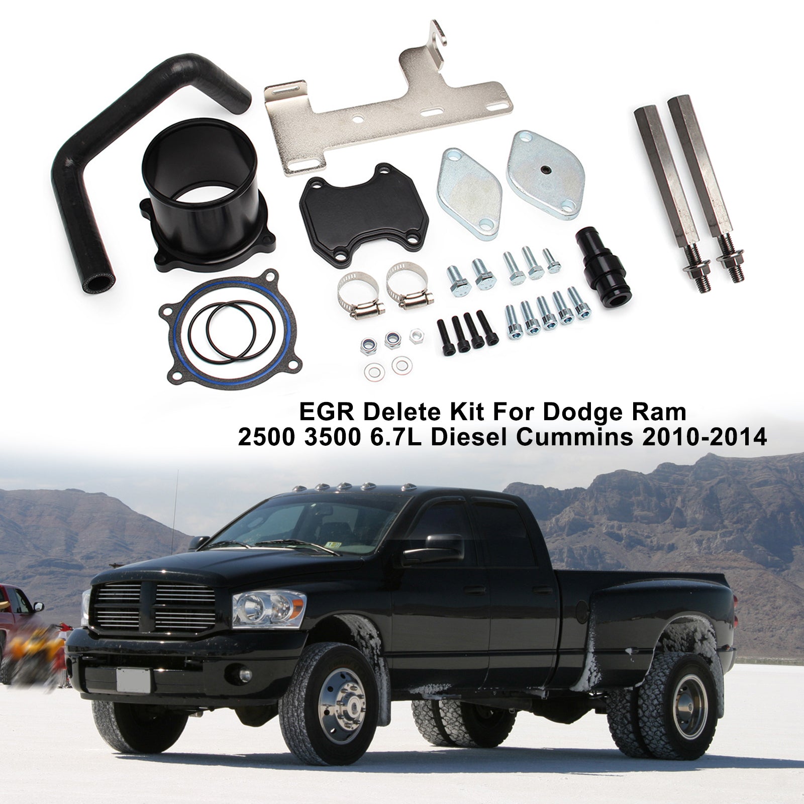 EGR Delete Kit For Dodge Ram 2500 3500 6.7L Diesel Cummins 2010-2014