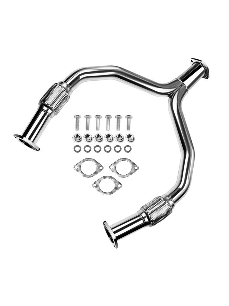 Infiniti 2008-2013 G37 Nissan 2009-2016 370Z 3.7L Stainless Steel Y-Pipe Exhaust Pipe Kit