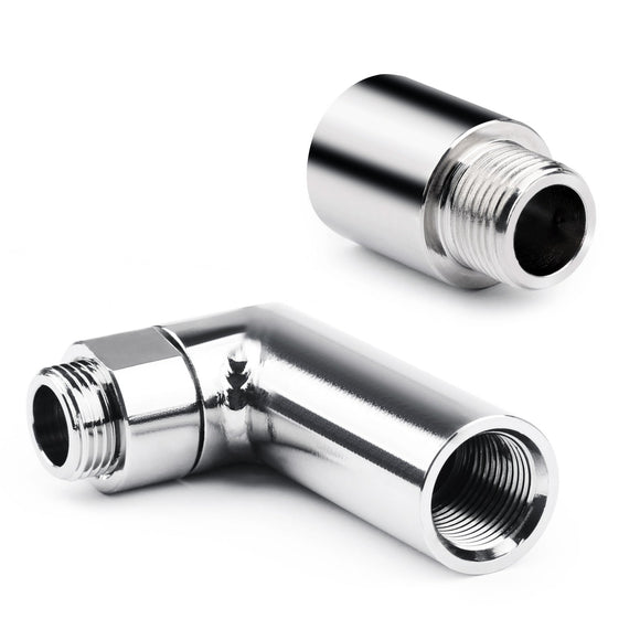 O2 Oxygen Sensor Angled Extender Spacer 90 Degree 02 Bung Extension M18 X 1.5