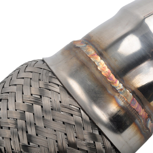 BMW 2010-2014 BMW 535i 535ix F10 F11 3,5" Turbo-Auspuff-Fallrohr ohne Katalysator