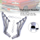 Chevy C10 LS LS1 LS3 LS2 LS6 Long Tube 1-7/8 Exhaust Manifold Header-9