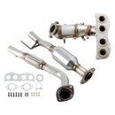 Front + Rear Exhaust Catalytic Converter Fit 2002-2006 Toyota Solara 2.4L-14