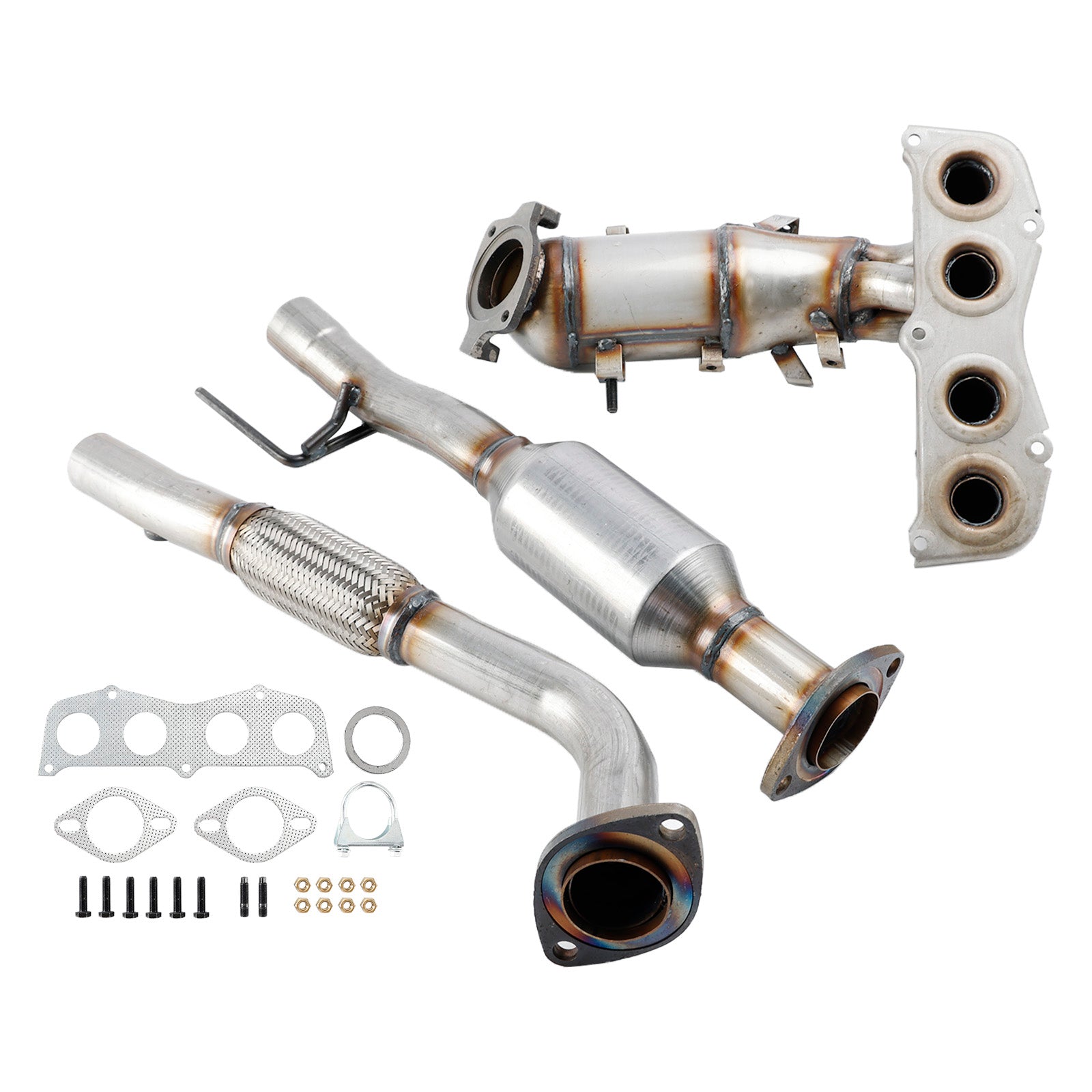 Toyota 2002-2006 Solara 2.4L Front + Rear Exhaust Catalytic Converter