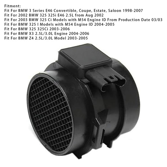 BMW 3 E46 E83 E85 X3 Z4 325i 325Ci 5WK96471 Mass Air Flow Meter Sensor