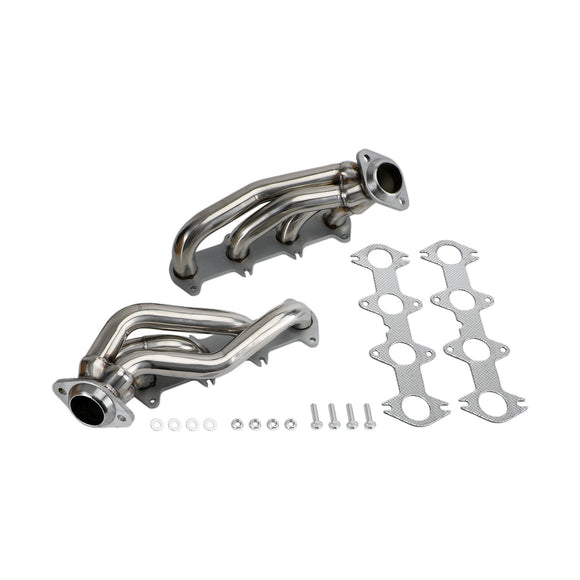 Ford 2004-2010 F150 5.4 V8 Stainless Exhaust Manifold Shorty Headers Performance