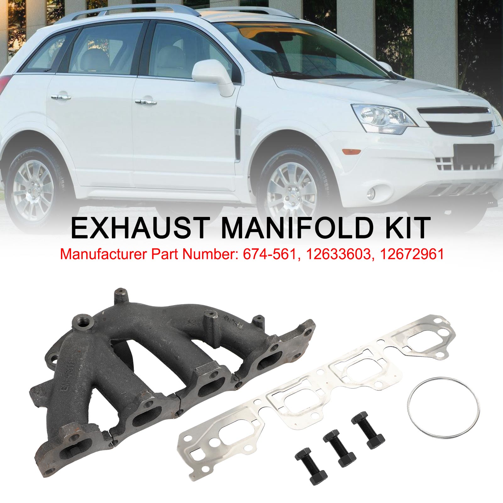 Chevrolet 2013-2015 Captiva Sport Equinox Terrain 674-561 12633603 12672961 Exhaust Manifold