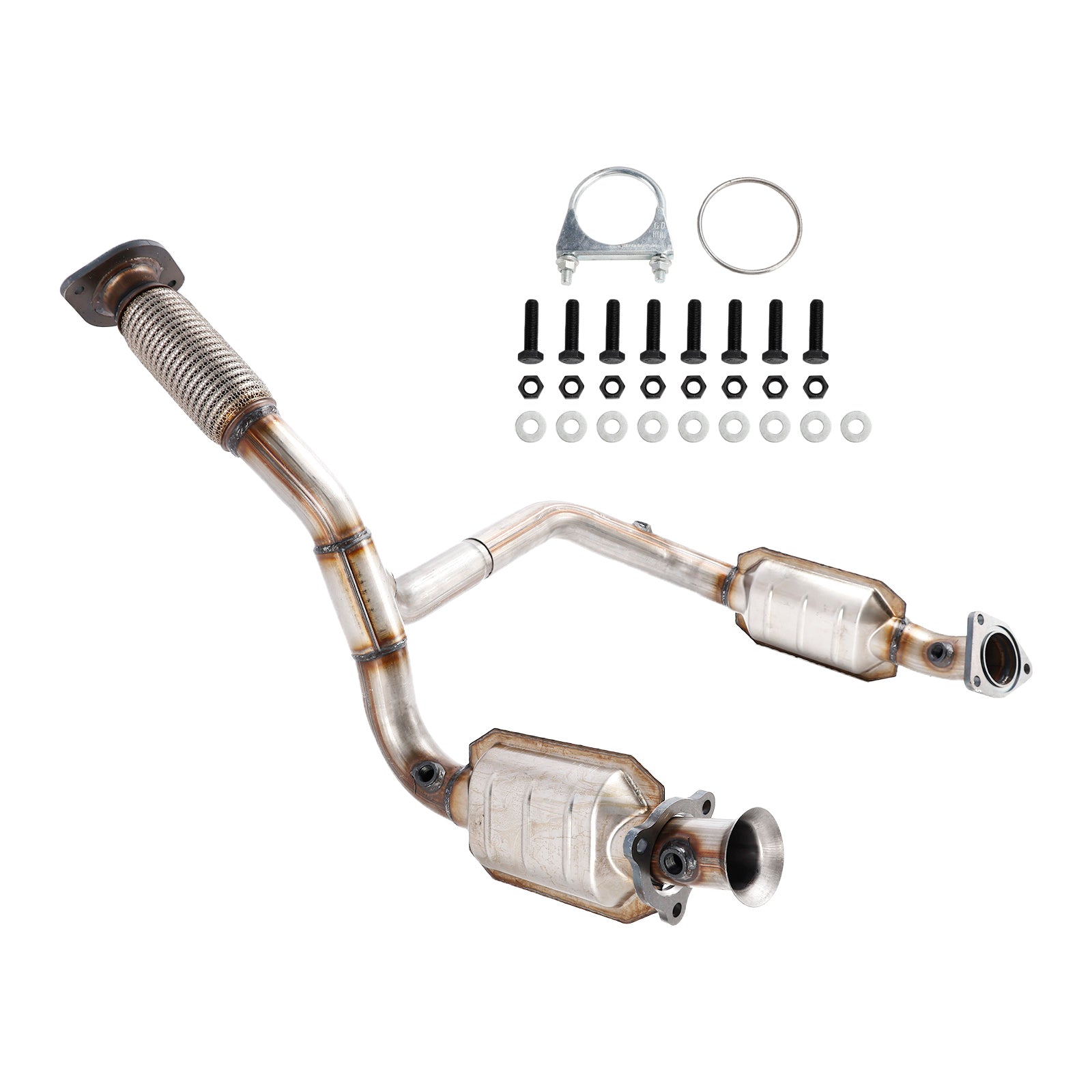 GMC 2007-2009 Sierra 1500 4.8/5.3/6.0L Engines Exhaust Catalytic Converter Y-Pipe