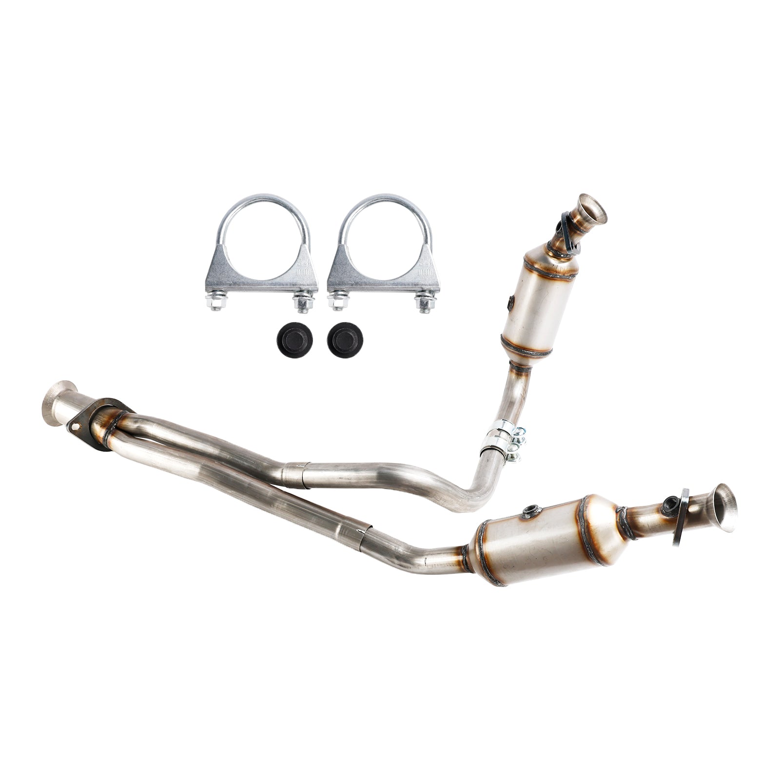 VCarPart Ford 2015-2019 Transit-150/250/350 3.7L 7721015 644108 Catalytic Converters w/Y Pipe