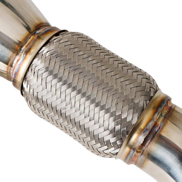 BMW 2016+ B58 F&G Series 3.0L 335i 340i F30/F34 4.5″ Catless Exhaust Downpipe